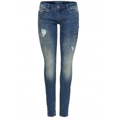 Only Jeans donna con strappi e con macchie mod. coral